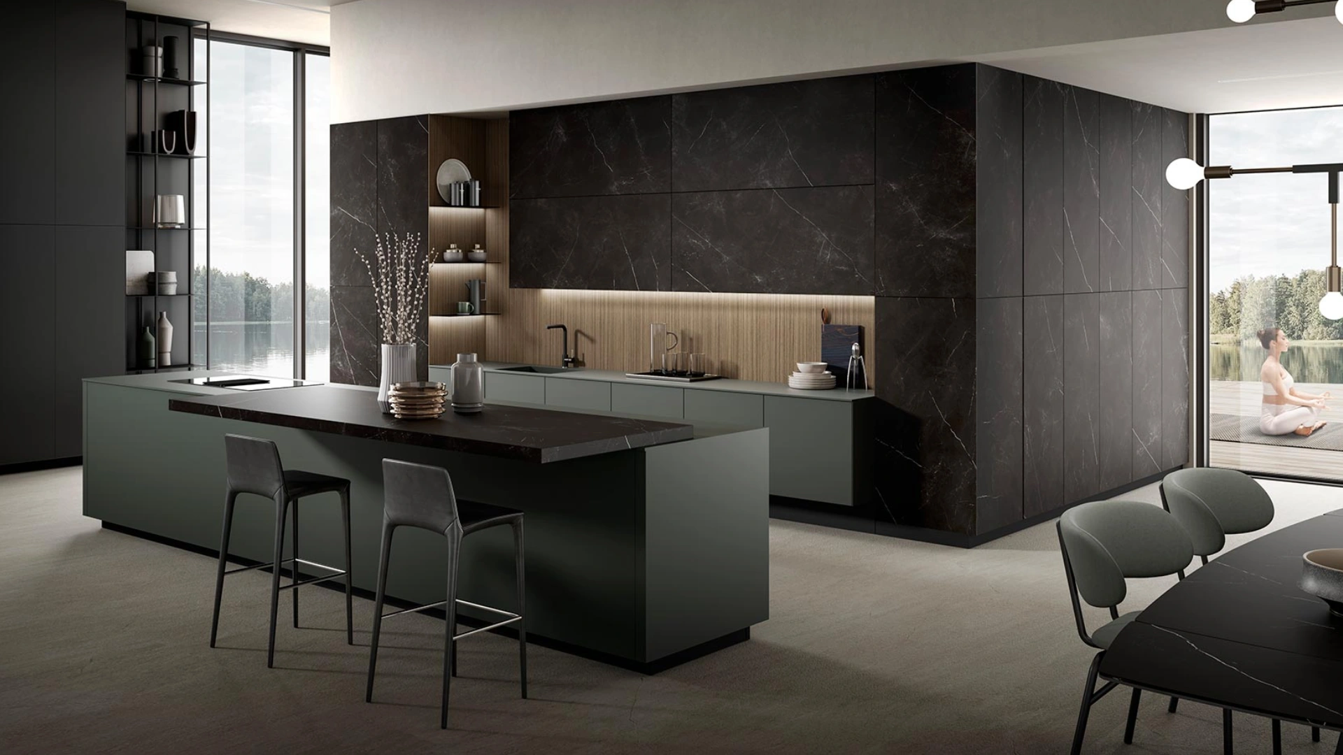 Kitchens - Engineered Kitchen Systems Attainable Luxury Living - Kitchen systems, European cabinetry, and integrated appliances in Dubai